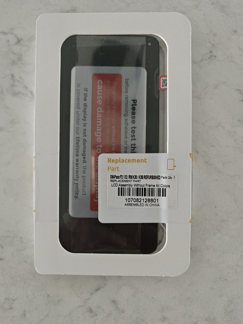 Redmi K30 Replacement LCD Assembly Screen - Black